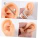 6 Pcs Healvian Ear Model Piercing Jewelry Earrings Silicone Study Ear Models - Assorted Colors - 5.66X4.88X5CM - Buy Online on GoSupps.com