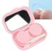 Mini Travel Contact Lens Container Set - Portable Pink Contact Lens Box with Tweezers for Outdoor & Office Use - Buy Online on GoSupps.com