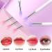 Arqumi Silicone Lip Brush Set - 6 PCS Makeup Brushes with Dirt-proof Caps, Lipstick Applicator Brushes for Lip Gloss, Eyeshadow, Lip Cream - Pink & Purple - Buy Online on GoSupps.com