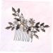 DOITOOL 1pc Pearl Headpiece Alloy Comb Hair Comb Empty Lipstick Tubes Ladies Nylon Socks Purse Organizer Comb for Bridal Pearl Comb Tiara Vintage Wedding Accessories Bride - Buy Online on GoSupps.com