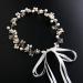 Lurrose Pearl Rhinestone Hair Hoops Princess Wedding Ribbon Headpiece Crystal Headwear Pearl Hair Decorations for Bride - Buy Online on GoSupps.com