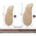 Arch Support Shoe Insoles with Gel Inserts for Pressure Relief - Small Latte - Buy Online on GoSupps.com