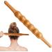 PW Tools Muscle Roll - Wooden Waltze Double-Sided Scooter for Sore Muscles | 6 Rotary Rollers for Exercise & Tension Relief - International Shipping - Buy Online on GoSupps.com