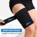Thigh Wrap Compression Sleeve | Support for Quad & Groin Pain Relief | Breathable Non-Slip Elastic Thigh Brace for Men & Women | Ideal for Hamstring Inflammation & Swelling - Buy Online on GoSupps.com