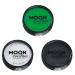 Moon Creations Moon Creations Professional Face and Body Makeup | Bright Green White Black | 36g | Professional Cake Paint for Face Painting | Face Paint for Kids &