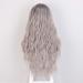 ColorfulPanda Ombre Grey Long Wavy Curly Wig for Women - Dark Roots Black - Cosplay & Daily Wear - Buy Online on GoSupps.com