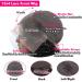 20 Inch Deep Wave Lace Front Human Hair Wig - Brazilian Virgin Hair, HD Transparent Lace, Pre Plucked, Natural Black - Glueless Wet and Wavy Style for Women - Buy Online on GoSupps.com
