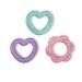 Bright Starts cooling teething rings pink/purple/turquoise