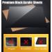 HWBB Acrylic Sheet Smooth 2-Sided Reflective Backdrop Boards  Black Acrylic Panel for Photography Shooting  Shatterproof Solid Plexi Glass  Easy to Cut (Color : 10mm Thick  Size : 60x60cm/24x24'') 60x60cm/24x24'' 10mm Thick - Buy Online on GoSupps.com