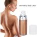 Glitter Body Makeup Liquid Cream - Shimmery Rose Gold Highlighter for Face & Skin | Moisturizing Lotion with Natural Glow Finish - Buy Online on GoSupps.com