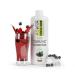 Asvita beverage concentrate Fresh Mix 1: 80-1 liter bottle - beverage syrup sugar -free - 26 delicious flaps (black grape)