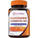 Doctor's Recipes Glucosamine Chondroitin MSM and Manganese Supplement 1800 mg Glucosamine HCl NO Shellfish Healthy Structure & Movements Flexibility Support for Men & Women 90 Tablets