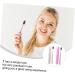 Buy PartyKindom 4 Pcs Travel Toothbrush Set - Sensitive Heads Durable PP Material | International Shipping Available - Buy Online on GoSupps.com
