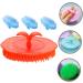 4-Piece Scalp Massage Brush Set | Shampoo Brush for Deep Cleansing & Peeling | Random Color | Ideal for Hair Care - Buy Online on GoSupps.com