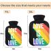 Naanle Love is Love Pride Month Heat Bottle - 1L Transparent Hot Water Bottle for Heat & Cold Therapy Bed Hand & Feet Pain Relief - Buy Online on GoSupps.com