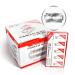 100 DORCO ST301 Platinum Extra Double Edge Razor Blades with Free 20 The Shave Factory Styptic Matches Gift - Smooth Shaves and Quick Relief Combo