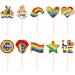 GORWERY 20pcs Gay Pride Cupcake Toppers Love is Love Cupcake Picks for Pride Month LGBTQ Gay Rainbow Pride Day Party Appetizers Dessert Cake Decorations - Buy Online on GoSupps.com