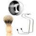 Beavorty Razor Tool Set | Brush Soap Mug & Shaving Bowl Accessories for Beard Care | Men's Wooden Razor Holder & Cup | International Shipping Available - Buy Online on GoSupps.com