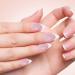 White French Tip Press on Nails | Artificial Full French Nails for Women - Beauty Products for Home Wedding Dating Gathering Traveling Pochy 05 - Buy Online on GoSupps.com