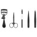 EMSea Brow Lash Eyelash Tools Set 5 in 1 Eyelash Makeup Kit Eyelash Curler Comb Eyelash Tweezers Brush