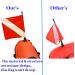 JZLiner Spearfishing Float Dive Surface Marker Buoy | Scuba Diver Down Flag Gear - Orange - Buy Online on GoSupps.com