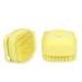 Silicone bathroom brush massage brush shampoo dispenser soft shower brush physical cockroach peeling cleaning tool for children/pets/women/men yellow