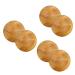 Lurrose hand training balls 6 pieces Massage ball made of wood massage device massage tab roller wooden trade Asian meditation balls baoding balls spiritual hand trainer massage wood balls