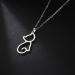 TEAMER Stainless Steel Pet Pendant Necklace - Cute Dog Cat Horse & Fox Jewelry for Women - Silver Chain - Buy Online on GoSupps.com