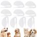 Display knife cat 10 pieces of knot comb for pets knot comb for cats knot comb hair removal tool massage comb for cats pet knotting comb pet care brush (white)