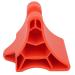 Manual body massager pressure point versatile multifunctional body massager compact fatigue relief for men (orange) (orange) (orange)