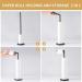 LAYUKI Free Standing Toilet Paper Holder in Matte Black Stainless Steel - Rustproof Bathroom Tissue Roll Stand - Buy Online on GoSupps.com