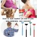 Buy LZKHEH 4X Stainless Steel Telescopic Back Scratcher - Portable Rubber Handle Itching Massage Tool for Head & Back Relief - Buy Online on GoSupps.com