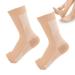 Kasmole ankle compression cuff |Open compression stockings against swelling ankle-sleeves socks foot compression sleeves to run random color L