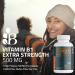 Bronson Vitamin B1 Extra Strength 500 MG High Potency Non-GMO, 60 Capsules Unflavored 60 Count (Pack of 1) - Buy Online on GoSupps.com