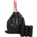 Afromy 8 Gallons Black Drawstring Trash Bags Strong Kitchen Garbage Bag for Waste Bin 6 Rolls 210 Bags - Buy Online on GoSupps.com