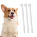 Ssiyiya 2 Pcs Pet Toothbrushes Cat Toothbrush Dog Teeth Cleaning Toothbrush Extra Soft Dog Toothbrushes for Puppy Small Dog and Cat Pet Teeth Cleaning(White)