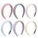 Headbands for Women's Hair Alice Band Elastic Hairband Wide Headbands for Women Knot Ladies Headbands Hair Accessories (6CaiGEA)