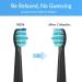 10 Pack FairyWill Replacement Brush Heads for FW-507/508/551/515/917/959 FW-D1/D3/D7/D8 Electric Toothbrushes - Black - Buy Online on GoSupps.com