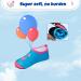Kids Beach Swim Shoes - Non-Slip Barefoot Aqua Socks for Boys and Girls - Flamingo Blue - 5.5/6 UK Child - Buy Online on GoSupps.com