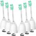 6 Pack Osctor Replacement Brush Heads | Compatible with Phillips Sonicare E-Series | Fits Essence, Xtreme, Elite, Advance, CleanCare Screw-on Handles - Buy Online on GoSupps.com