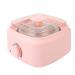 Sweet Pink Wax Warmer Set for Hair Removal - Mini Rose Electric Heater with Transparent Lid (EU Plug) | Ideal for Girls & Women - Buy Online on GoSupps.com