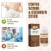  YUSSEQDD CoCoffee Scrub Cleansing Stick Moisturizing Firming Exfoliating Scrubs Tightening Skin Care Repair Moisturizing Sticks - Buy Online on GoSupps.com