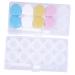 JECOMPRIS portable contact container Contact lens care 2st contact lens tank lensetui lens travel case Travel supplies buckle pp eyes cosmetic contact lens box lens holder