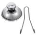 Alipis 1pc Hook up Heavy Duty Coat Hangers Suction Cup Hook Wall Key Hanger Suck Cup Hook Metal Work Towel 7X6CM Silver