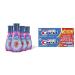 Crest Kid's Anticavity Mouthwash with Fluoride Alcohol Free Strawberry Rush 500 mL (Pack of 4) & Kid's Toothpaste Cavity Protection Sparkle Fun Gel 100 mL (Pack of 2) Mouthwash + Toothpaste
