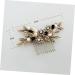 Housoutil 1pc Metal Hair Comb Hair Comb Hair Comb Retro Hair Comb Pearl Hair Comb Alloy Comb Pearl Comb Bridal Hair Comb Pearl Headpiece Tiara S870 Hand Made Wedding Accessories - Buy Online on GoSupps.com