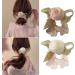 xbiez Hair Scrunchies Fairy Camellia Hair Ornament Elastic Hair Tie for Female and Young Girls Ponytail Holders Pink - Buy Online on GoSupps.com