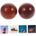 Solustre Wooden Hand Massage Balls - 3 Set Handball Fitness Rolling Balls for Hand Therapy & Sports - Buy Online on GoSupps.com