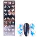 Nail Stamp Template Kit - 5 Pcs Stamping Plates for Nail Art - Flower, Leaf, Butterflies, Snowflake Designs - Manicure Supplies - Buy Online on GoSupps.com