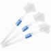 Gatuida 15 STK prosthesis cleaner False toothbrush cleaning tools care wrong teeth mouth toothbrush prosthesis cleaning brush on both sides stops bristle detergent